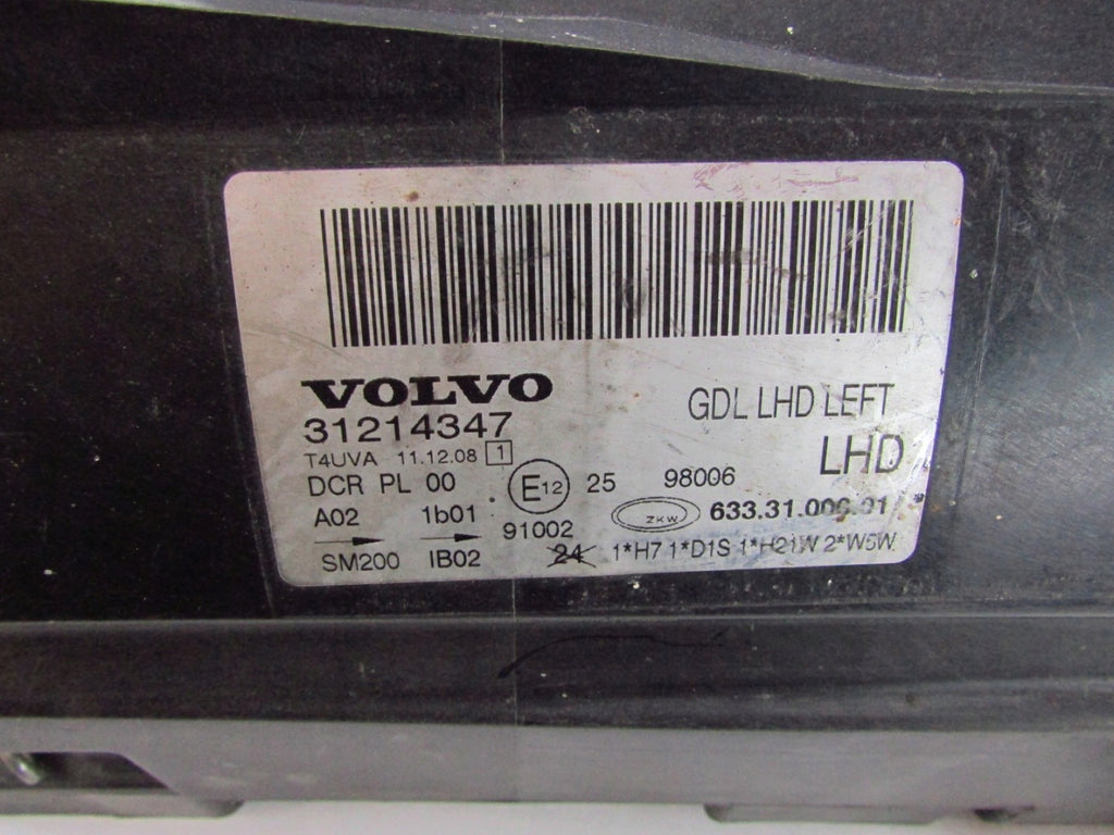 Frontscheinwerfer Volvo V70 III Xc70 31214347 Xenon Links Scheinwerfer Headlight SCH4291163616fb