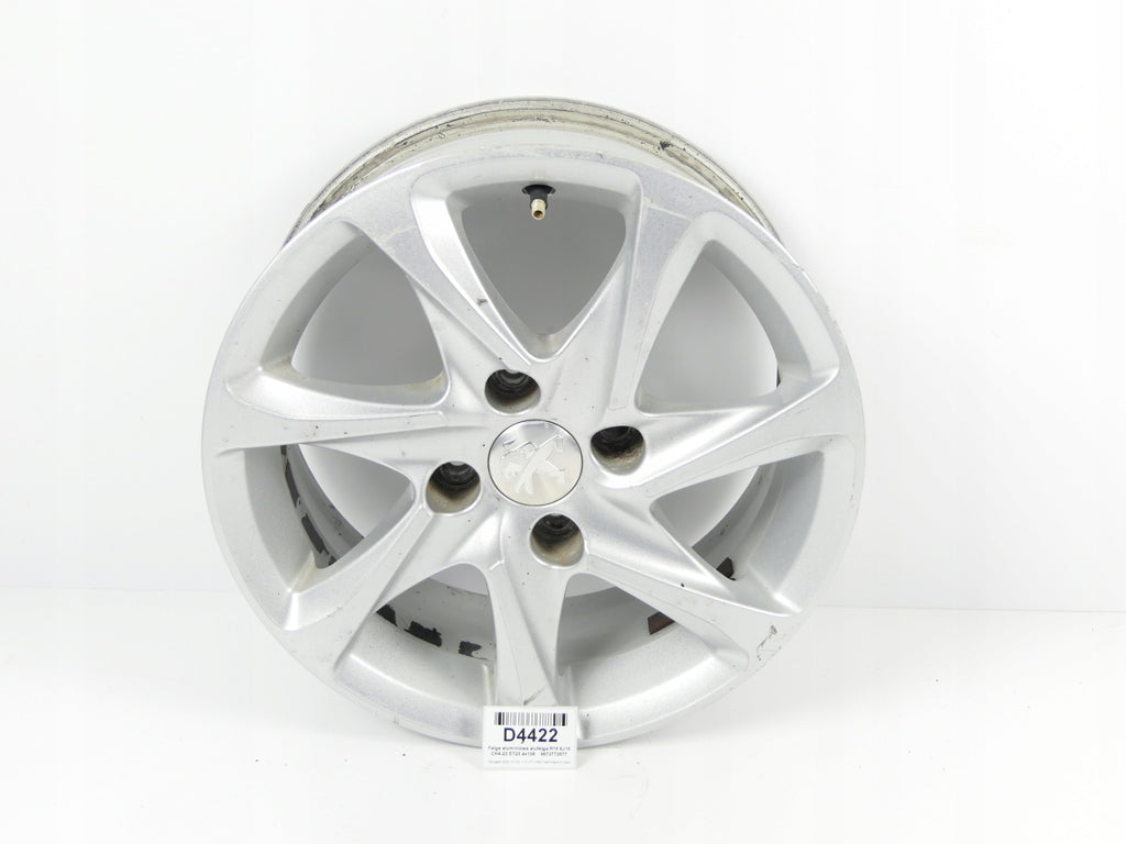 1x Alufelge 15 Zoll 6.0" 4x108 9673773577 Peugeot 208 I Rim Wheel FEL5217459283nx