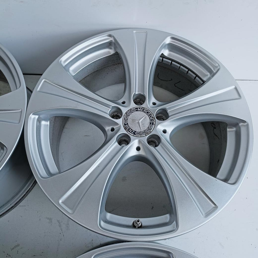 4x Alufelge 18 Zoll 8.0" 5x112 38ET Glanz Silber A2534010800 Mercedes-Benz Glc FEL5029031984ew
