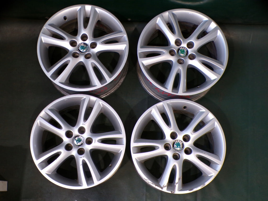 4x Alufelge 16 Zoll 6.5" 5x100 5J0601025B Seat I Rim Wheel FEL5524589457tl