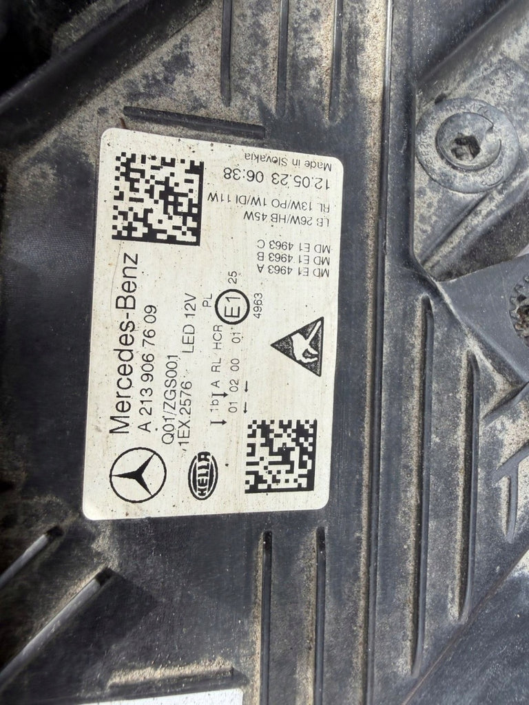 Frontscheinwerfer Mercedes-Benz W213 A2139067609 Q01ZGS001KOD 85122000 Rechts SCH3610676063xp