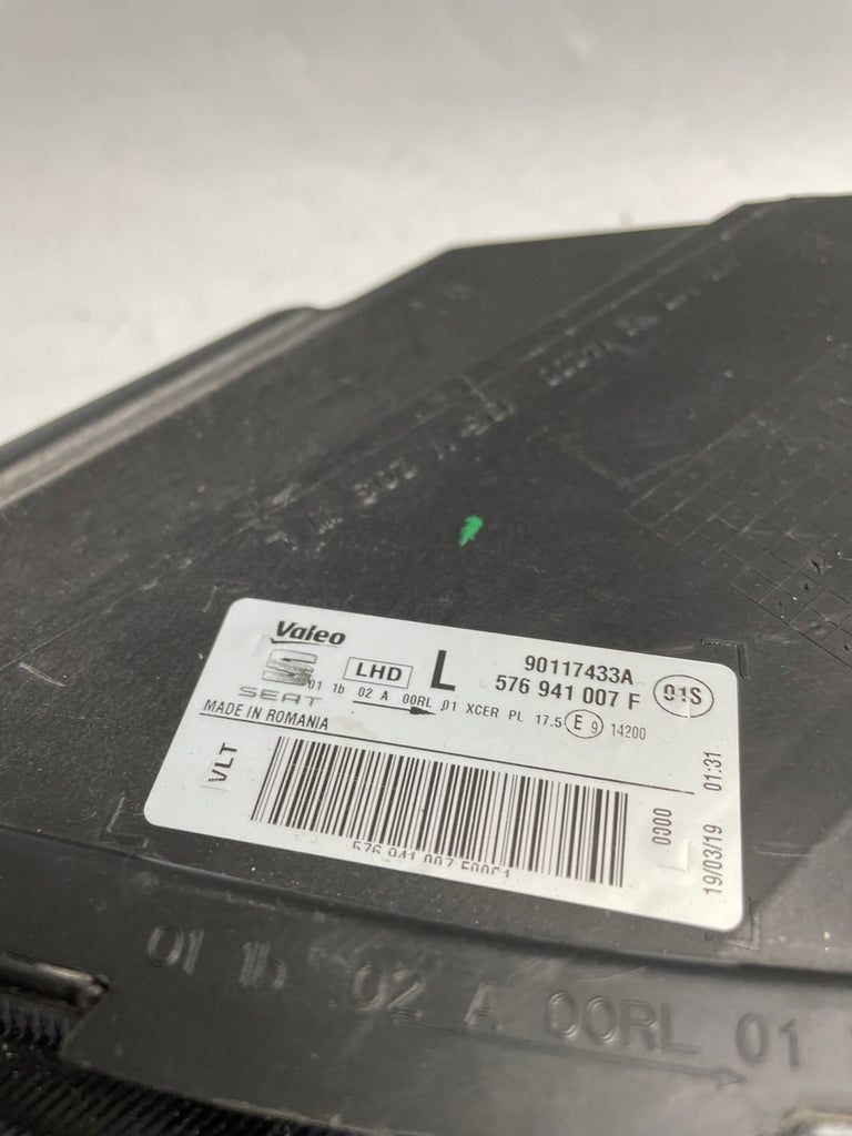 Frontscheinwerfer Seat Ateca 576941007F Links Scheinwerfer Headlight