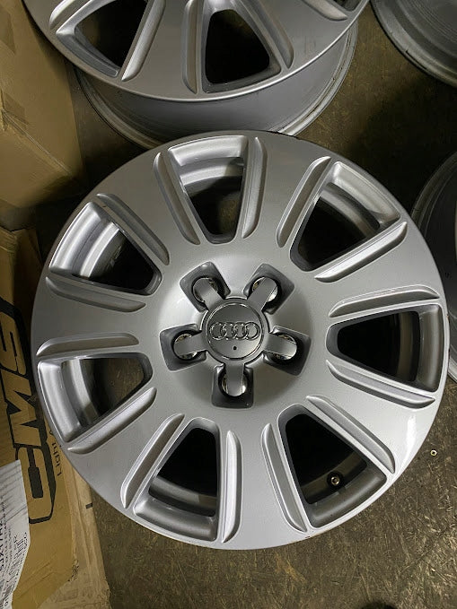 4x Alufelge 16 Zoll 6.5" 5x112 33ET Glanz Silber 8U0601025 Audi Rim Wheel