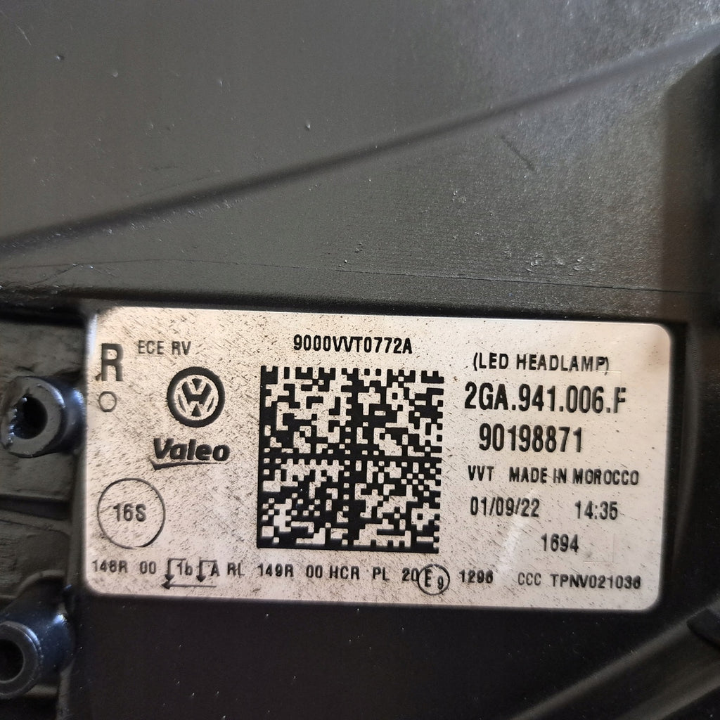 Frontscheinwerfer VW T-Roc 5GA941006F LED Rechts Scheinwerfer Headlight