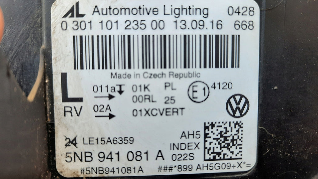 Frontscheinwerfer VW Tiguan 5NB941081A FULL LED Links Scheinwerfer Headlight