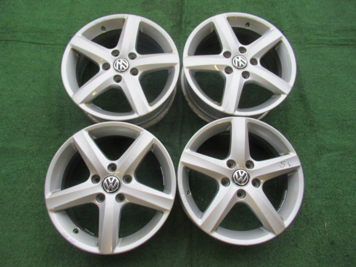 1x Alufelge 16 Zoll 6.0" 5x112 48ET 5G0071496 VW Golf VII Touran Rim Wheel FEL5257782060vk