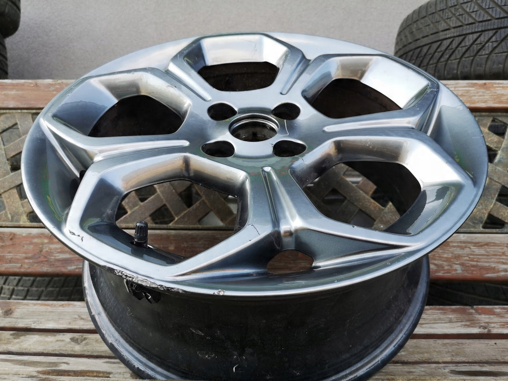 1x Alufelge 17 Zoll 7.0" 4x108 37,5ET Glanz Graphit Ford Fiesta Ecosport