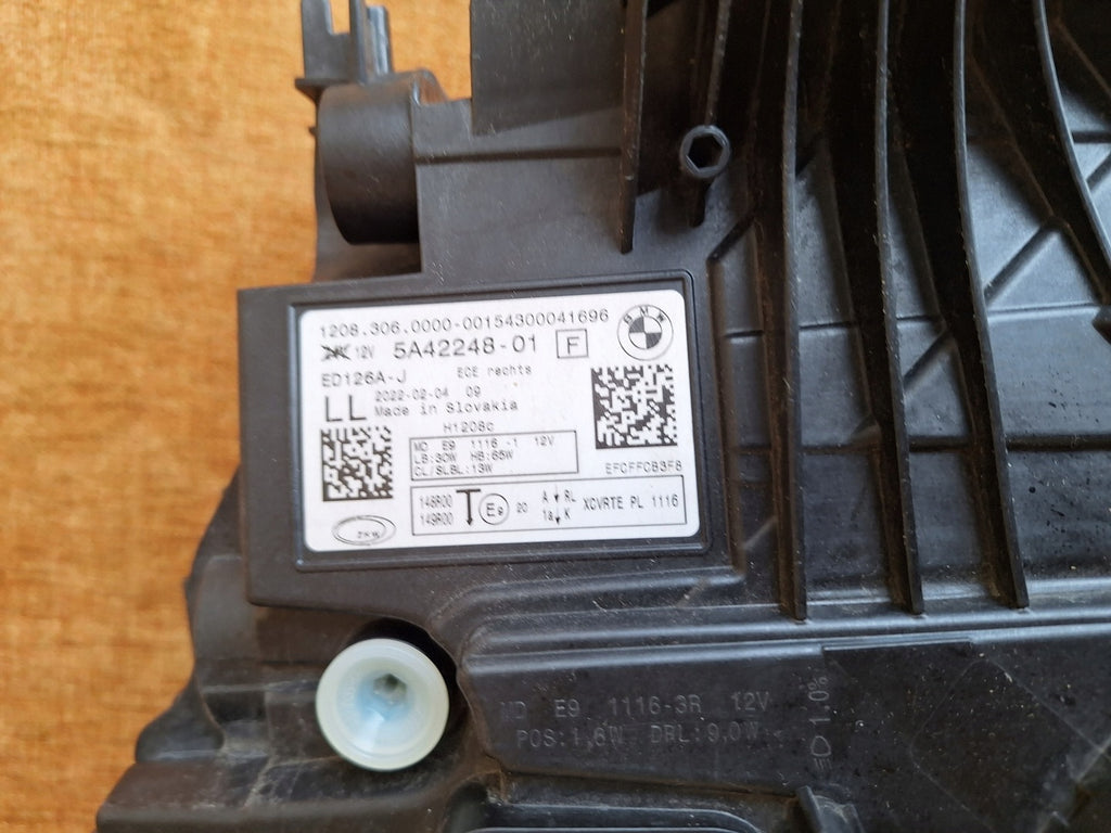 Frontscheinwerfer BMW 2 Active Tourer U06 5A42248-01 5A4224801 Full LED Rechts