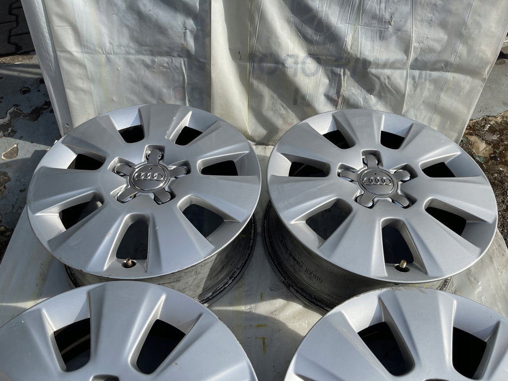 4x Alufelge 15 Zoll 6.0" 5x112 47ET Glanz Silber 8P0601025BP Audi Rim Wheel