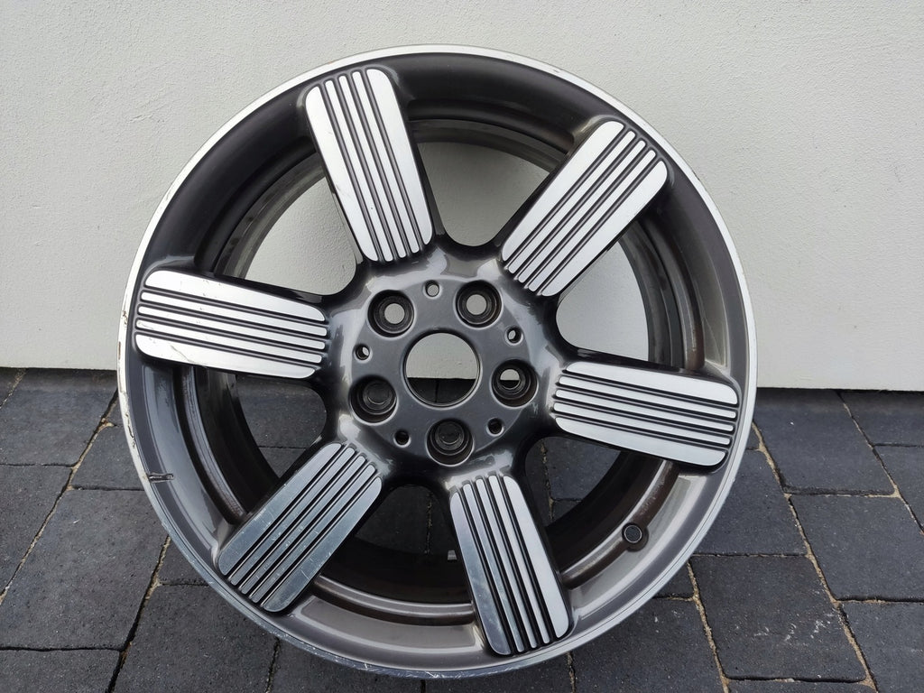 1x Alufelge 17 Zoll 7.0" 5x112 54ET Glanz Schwarz 6855111 Mini F57 F56 F55