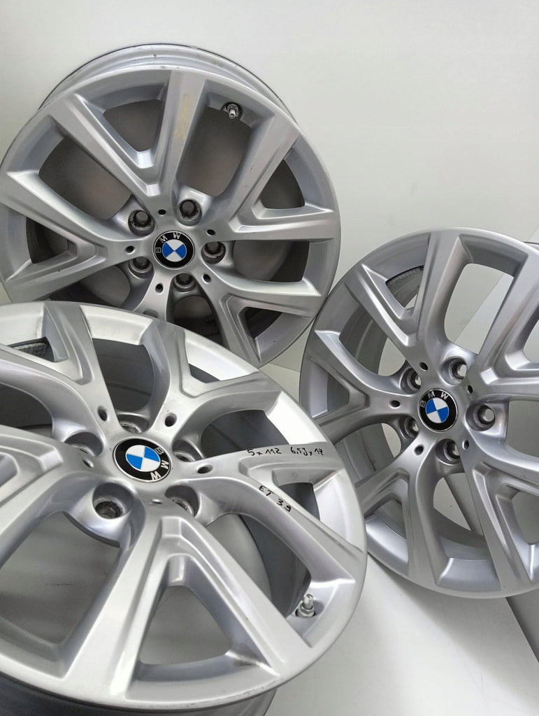 4x Alufelge 17 Zoll 6.5" 5x112 39ET Glanz Silber 6856076 BMW F39 X1 F48 FEL8031093124az