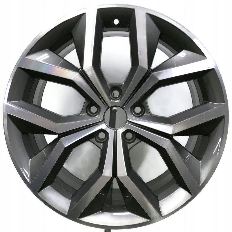 1x Alufelge 18 Zoll 7.5" 5x112 45ET Glanz Graphit 5F0601025N Mg Rim Wheel FEL9776553320rk