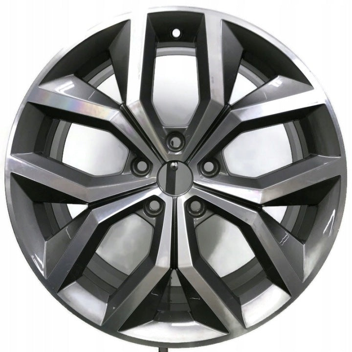 1x Alufelge 18 Zoll 7.5" 5x112 45ET Glanz Graphit 5F0601025N Mg Rim Wheel FEL9776553320rk