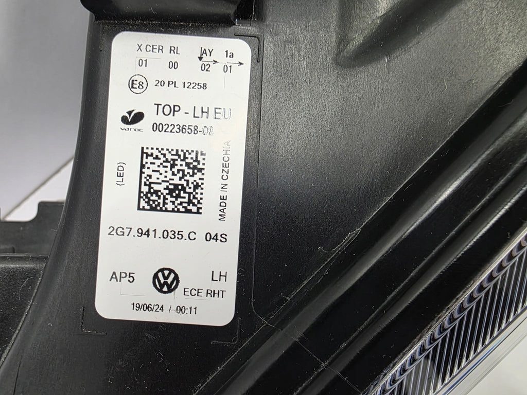 Frontscheinwerfer VW Taigo 2G7941035C Full LED Links Scheinwerfer Headlight