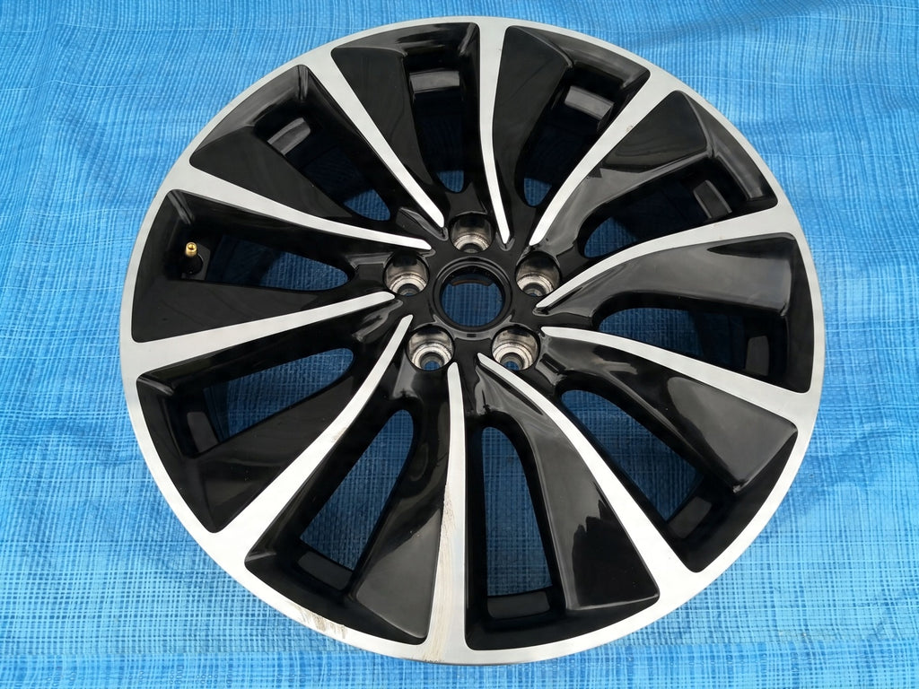 1x Alufelge 19 Zoll 7.0" 5x108 38ET Glanz Schwarz YP00174580 Opel Grandland X