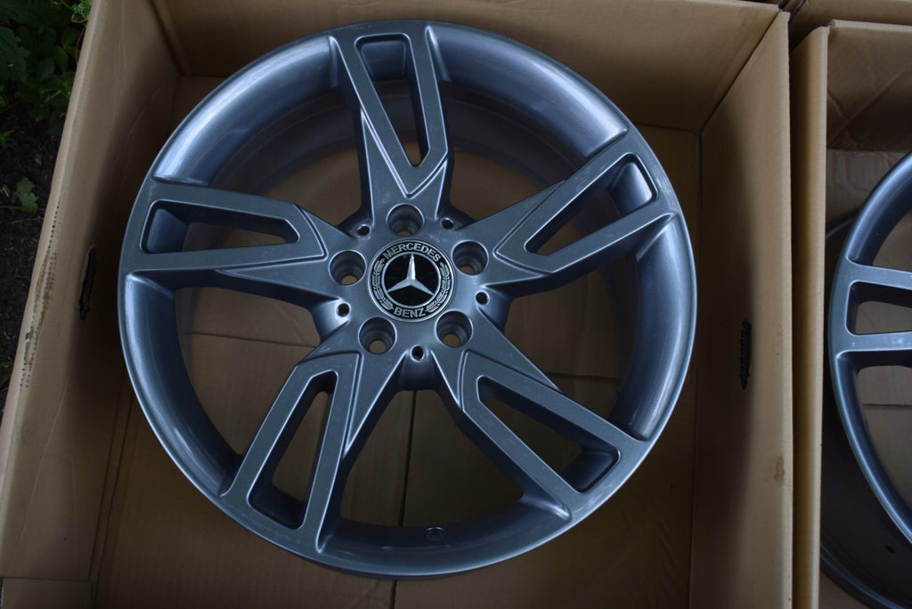 1x Alufelge 18 Zoll 8.5" 5x112 54ET Glanz Graphit A2044019202 Mercedes-Benz FEL1401006499ub