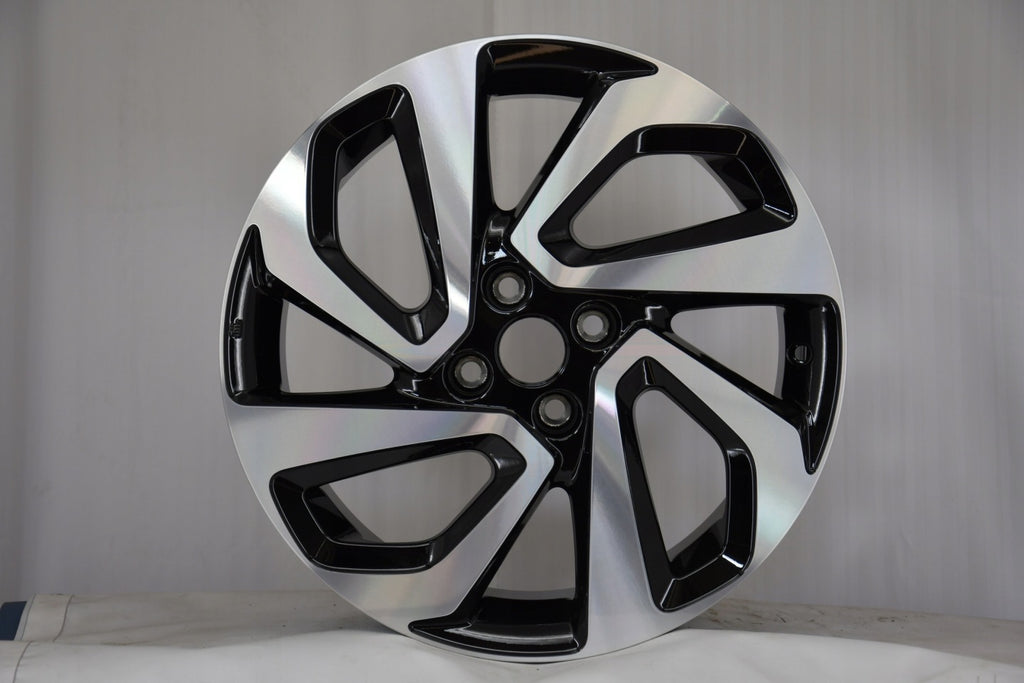 1x Alufelge 17 Zoll 5.0" 4x100 40ET Glanz Toyota Rim Wheel FEL8663770507bl