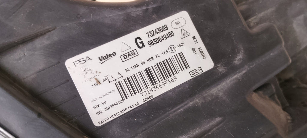 Frontscheinwerfer Citroën C4 III 9830649480 73243669 LED Links Headlight SCH3540572961mq