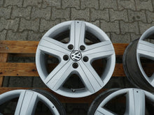 Load image into Gallery viewer, 4x Alufelge 17 Zoll 7.0" 5x120 55ET Glanz Silber 7H0601025 VW T6 T5 Rim Wheel FEL5706080644yz