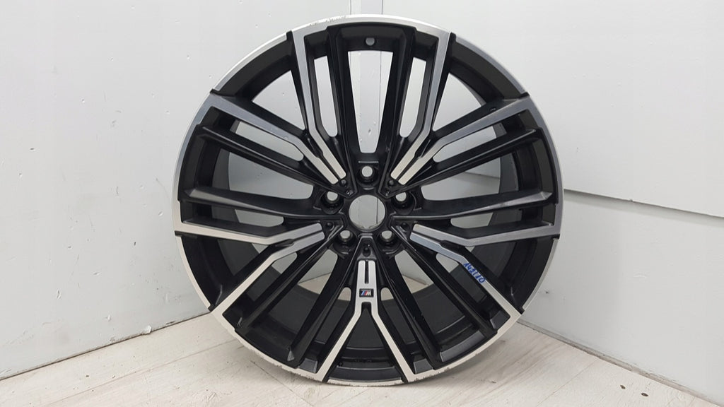 1x Alufelge 20 Zoll 7.0" 5x112 44ET Schwarz 8747237 BMW 5 G31 G30 Rim Wheel FEL4498229225yr