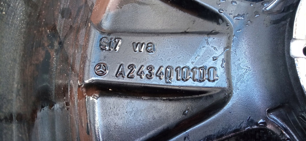 1x Alufelge 18 Zoll 7.5" 5x112 53 5ET A2434010100 Mercedes-Benz Eqa Eqb Eqc