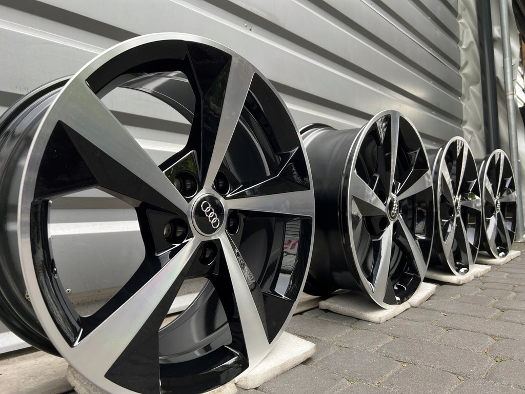 4x Alufelge 18 Zoll 8.0" 5x112 46ET Glanz Silber 8Y0601025J Audi Rim Wheel FEL7680903681kv