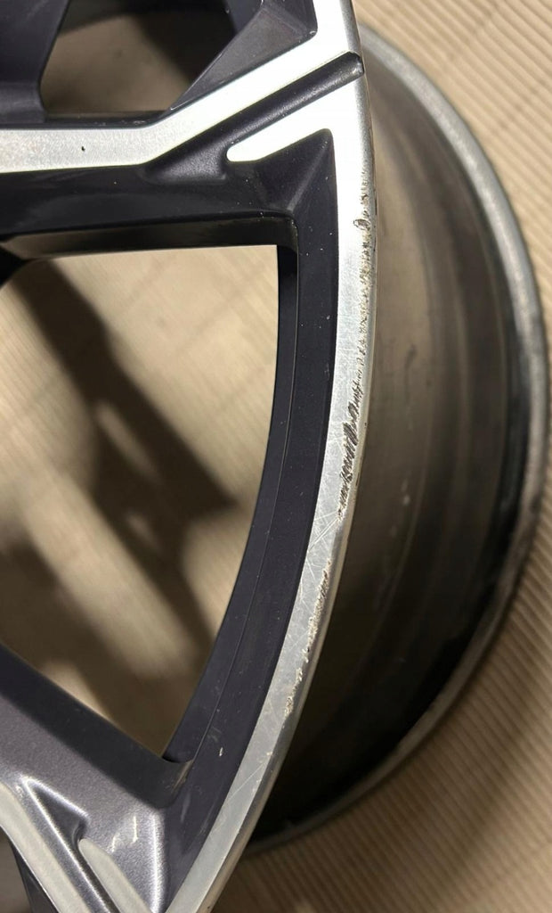 1x Alufelge 21 Zoll 10.5" 5x112 43ET Glanz Silber 36118071999 BMW X5 G05 G06 FEL7546818740kx