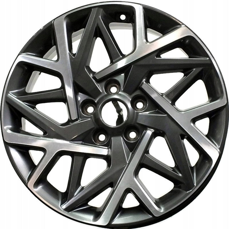 1x Alufelge 18 Zoll 7.5" 5x114.3 50ET Glanz Graphit 52910-CM300 Hyundai Mg FEL7845230270gx