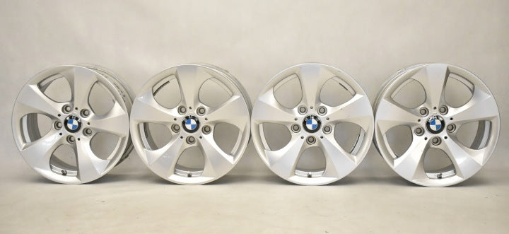 4x Alufelge 16 Zoll 7.0" 5x120 31ET Glanz Silber 6795805 BMW 3 E91 E93 E90 E92 FEL6538686118kq