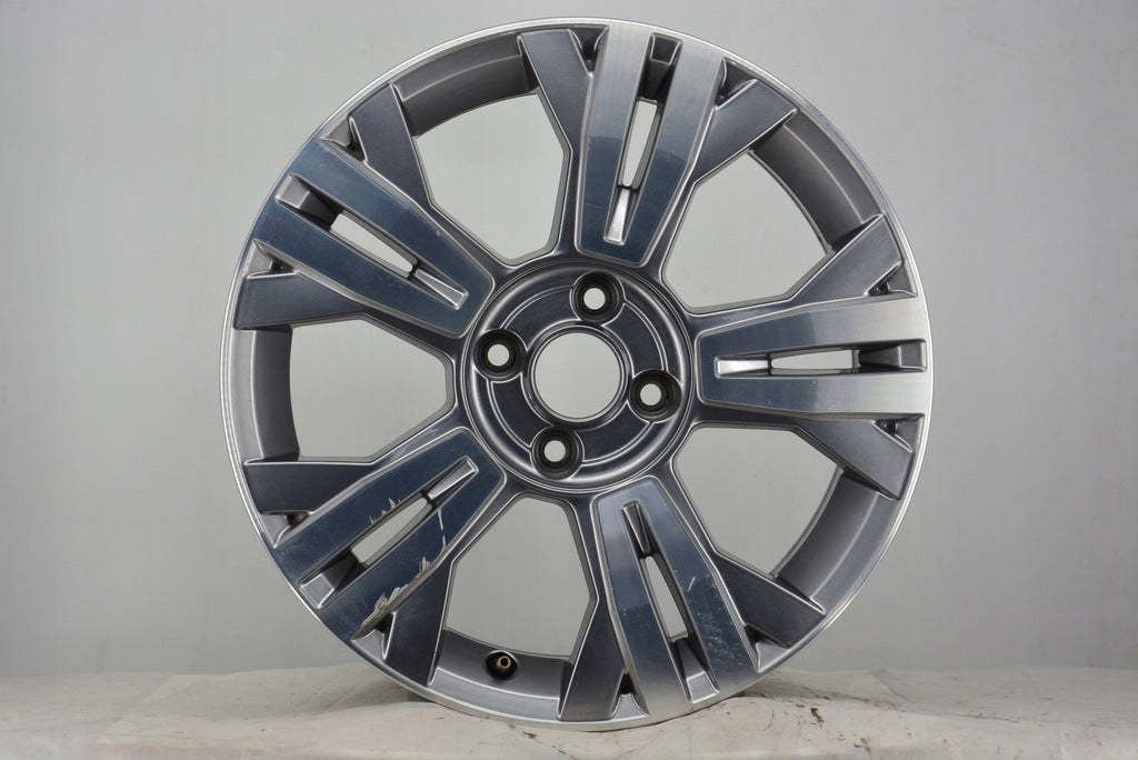 1x Alufelge 16 Zoll 6.0" 4x100 39ET Glanz Silber 1S0601025BA Mg Rim Wheel FEL2795985095po