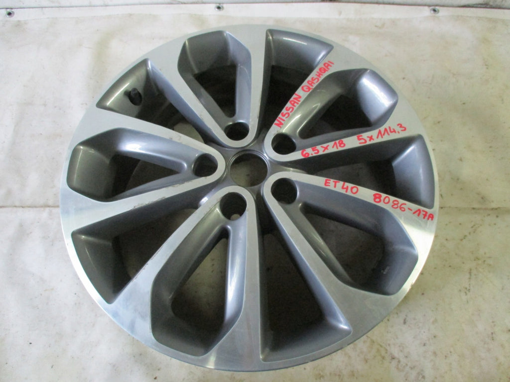 1x Alufelge 18 Zoll 6.5" 5x114.3 Nissan Qashqai Rim Wheel FEL4030953406tq