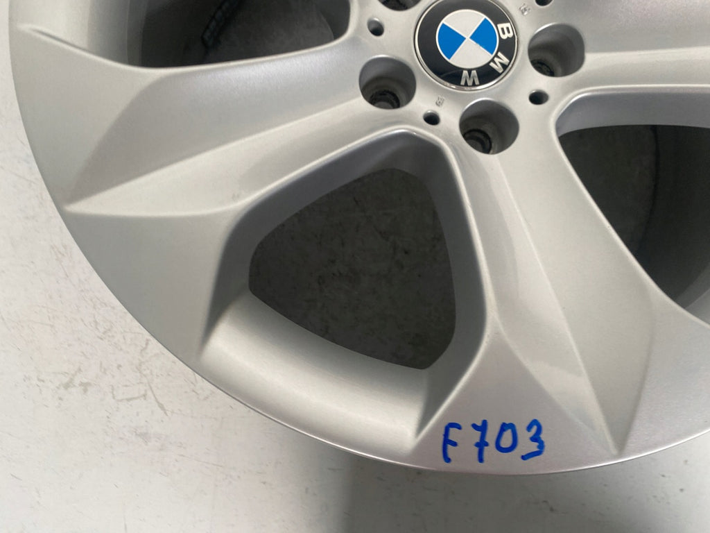 1x Alufelge 19 Zoll 9.0" 5x120 18ET Glanz Silber 6774894 BMW X5 E70 Rim Wheel FEL2123701040wa