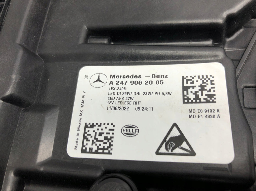 Frontscheinwerfer Mercedes-Benz Glb X247 A2479062005 LED Ein Satz Headlight SCH4895797111ur