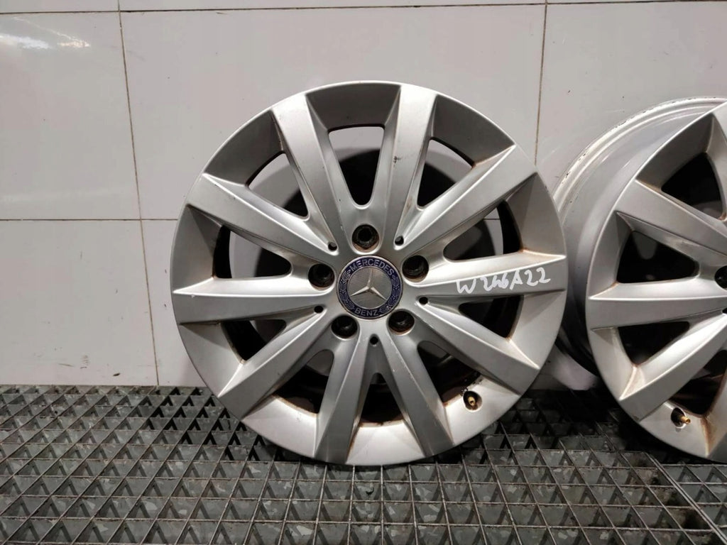 1x Alufelge 16 Zoll 6.5" 5x112 A2464010202 Mercedes-Benz W246 W242 Rim Wheel FEL9805488518um