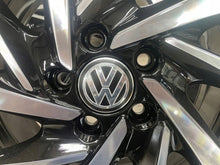 Laden Sie das Bild in den Galerie-Viewer, 4x Alufelge 16 Zoll 6.5" 5x112 48ET Glanz Schwarz 5TA601025K VW Touran Rim Wheel FEL7472480469gu