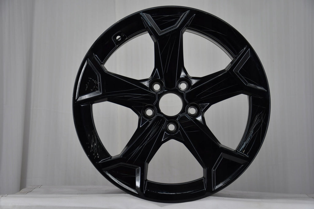 1x Alufelge 17 Zoll 6.5" 5x112 38ET Glanz Schwarz 83A601025AM Audi Rim Wheel FEL3892987833oj