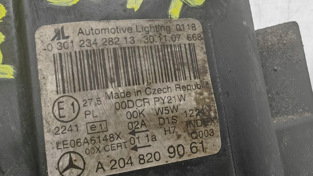 Frontscheinwerfer Mercedes-Benz W204 A2048209061 Rechts Scheinwerfer Headlight SCH4704968443wy