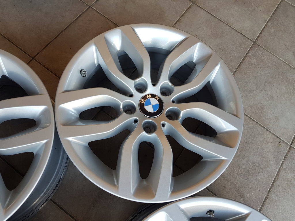 4x Alufelge 17 Zoll 7.5" 5x120 32ET Glanz Silber 6787576 BMW X4 F26 X3 F25 FEL8765526781zb