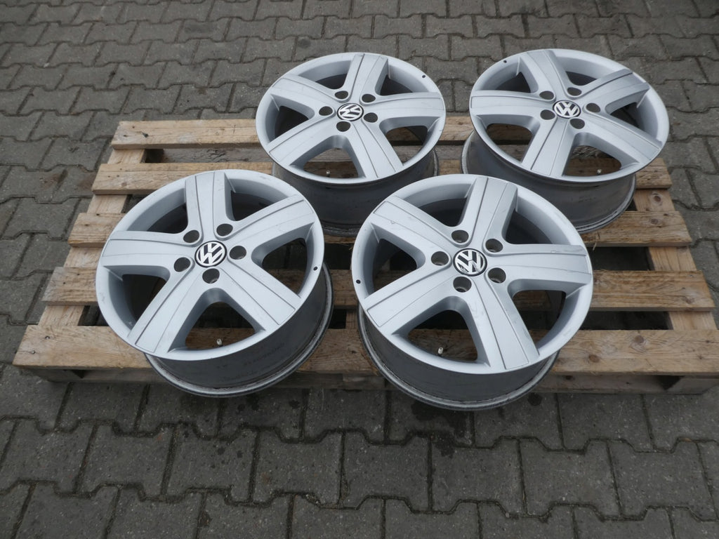 4x Alufelge 17 Zoll 7.0" 5x120 55ET Glanz Silber 7H0601025 VW T6 T5 Rim Wheel FEL5065428278uv