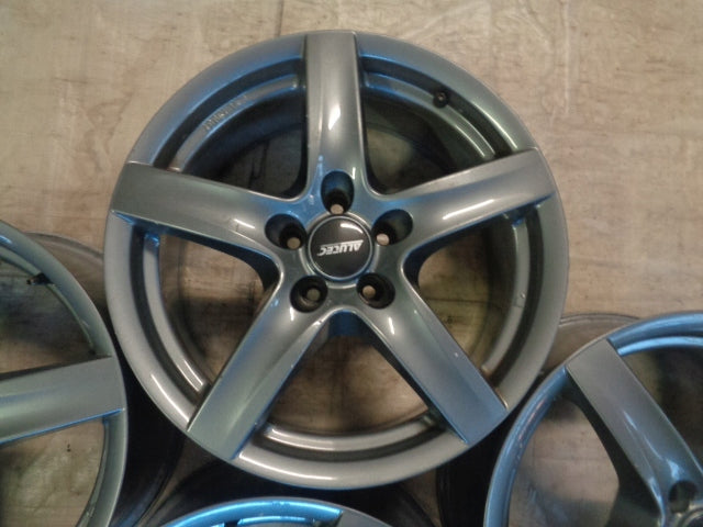 4x Alufelge 18 Zoll 8.0" 5x112 40ET Glanz Graphit KBA47961 Audi 4 I Rim Wheel FEL7201494565fg