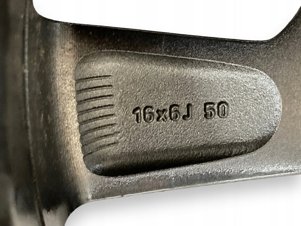 1x Alufelge 16 Zoll 6.0" 4x100 50ET Schwarz 403005FA1 Nissan Micra I K14 FEL9725446528qh