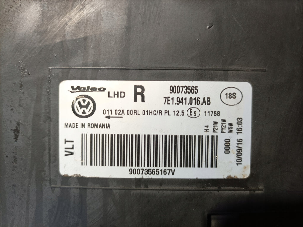 Frontscheinwerfer VW T6 7E1941016AB Halogen Rechts Scheinwerfer Headlight