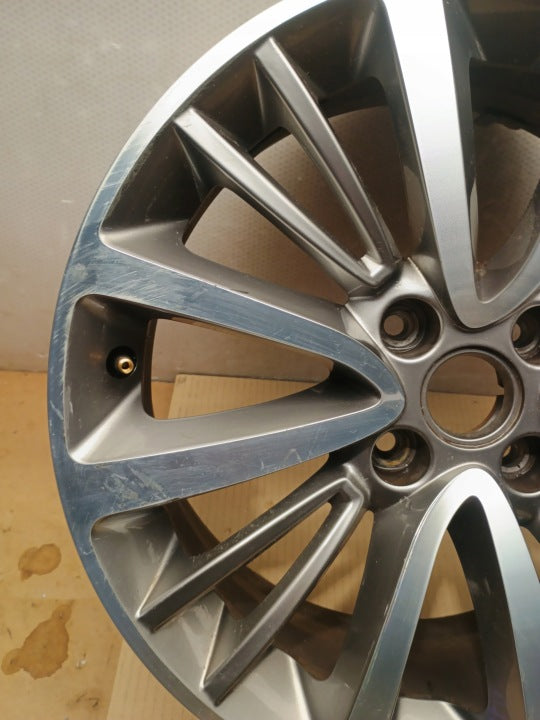 1x Alufelge 17 Zoll 6.5" 4x108 20ET Glanz Grau 672044871 Mg Crossland Rim Wheel FEL6958084279uf