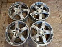 Laden Sie das Bild in den Galerie-Viewer, 4x Alufelge 16 Zoll 6.5" 5x114.3 50ET Glanz Silber Honda I 4 Rim Wheel FEL7625251287ow