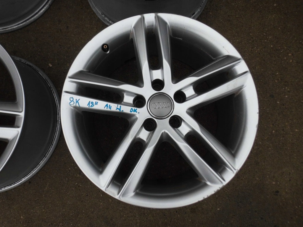 4x Alufelge 18 Zoll 8.0" 5x112 39ET Glanz Silber 4G0601025BL Audi C7 A4 B8 FEL7133535828ss