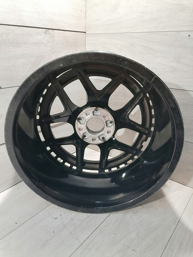 1x Alufelge 19 Zoll 7.5" 5x112 53,5ET Glanz Schwarz A2434010500 Mercedes-Benz