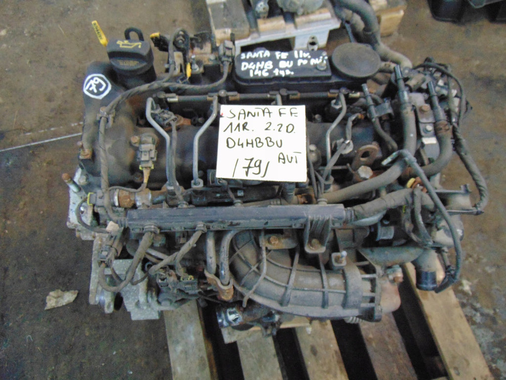Motor Hyundai Santa I Fe D4HB 2.2 CRDI 234TKm 2011 Diesel Engine Unkomplett