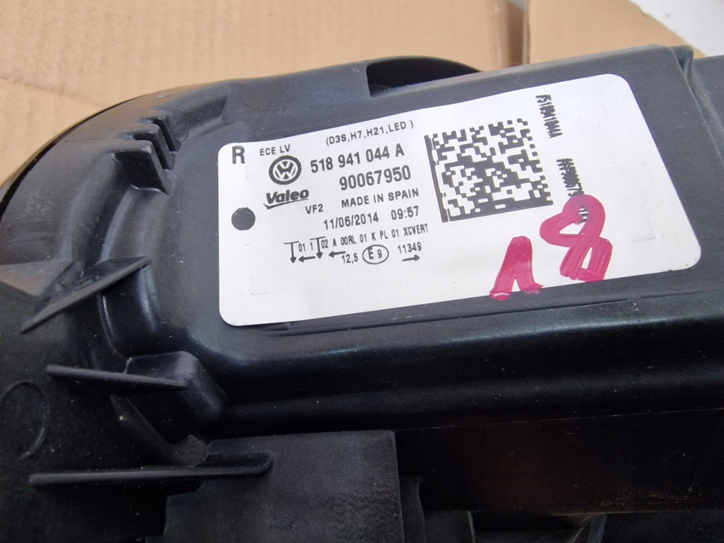 Frontscheinwerfer VW Sportsvan 518941044A Xenon Rechts Scheinwerfer Headlight