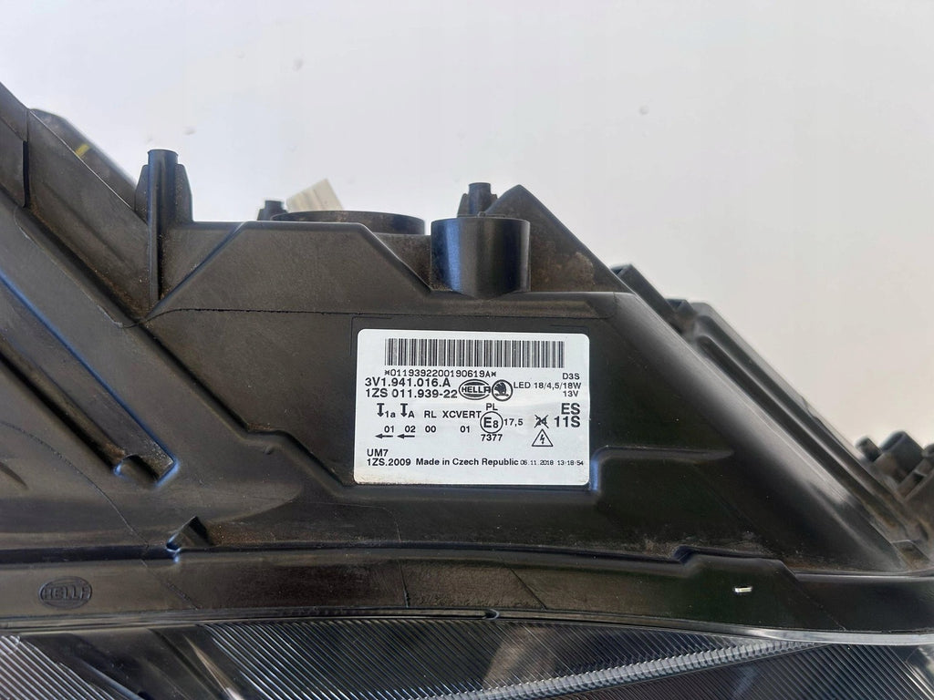 Frontscheinwerfer Skoda Superb 3V1941016A Xenon Rechts Scheinwerfer Headlight