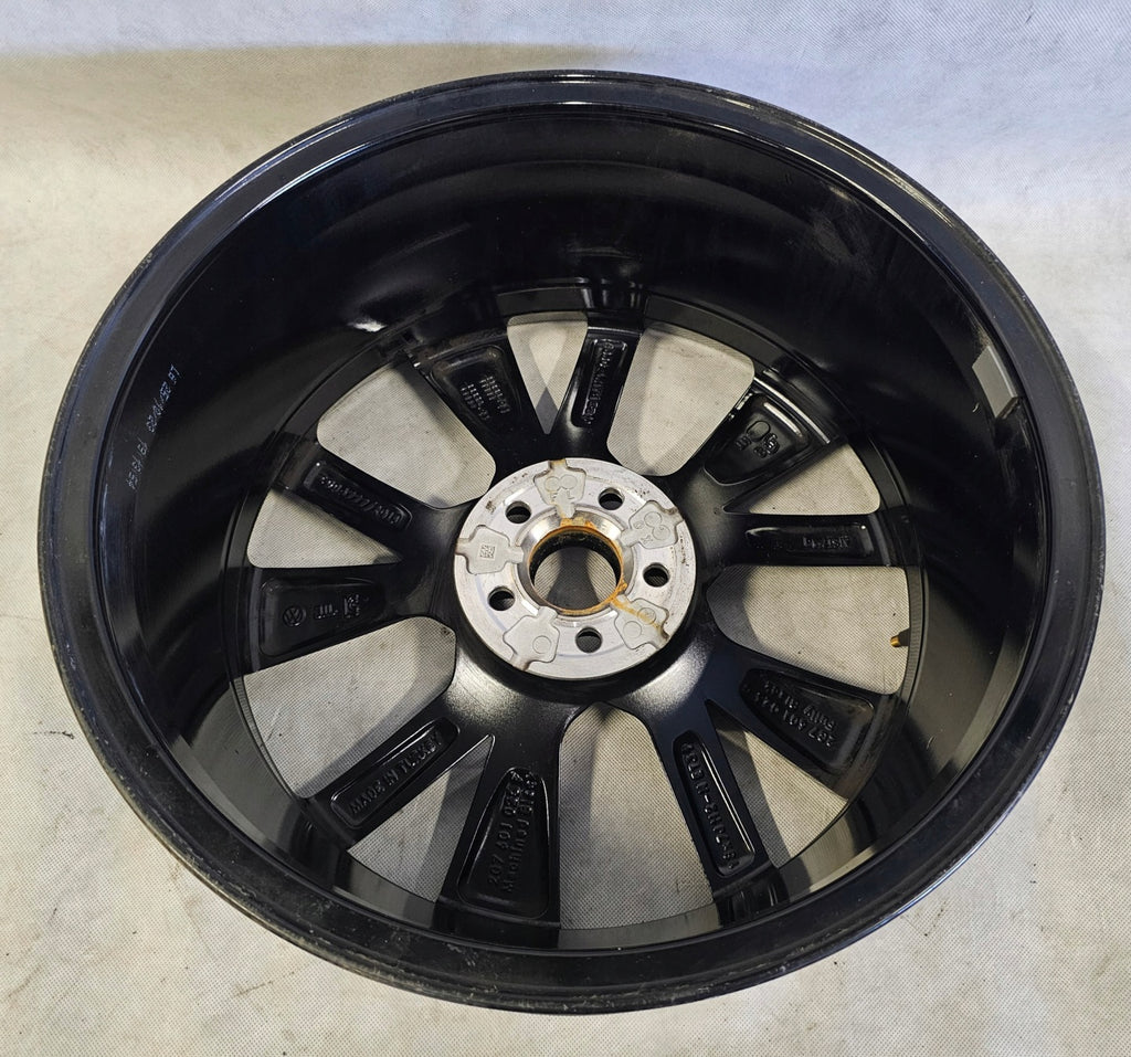 1x Alufelge 18 Zoll 7.0" 5x100 39ET Glanz Schwarz 2G7601025F VW T Cross FEL3264462630ic